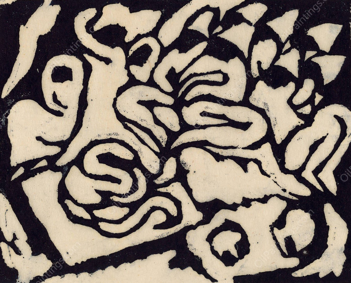 Flagellation  by Wilhelm Morgner - Hand-Painted Oil Painting Reproduction