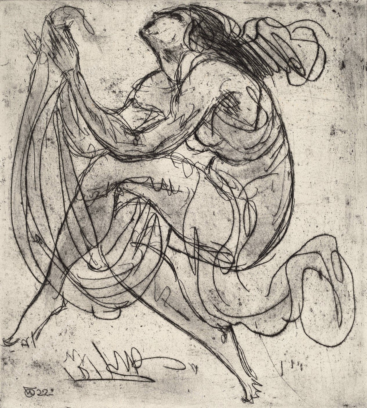 Dancing  by Wilhelm Oesterle - Hand-Painted Oil Painting Reproduction