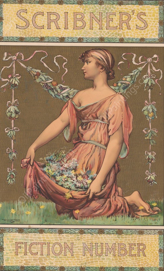 Scribner's fiction number  by Will Hicock Low - Hand-Painted Oil Painting Reproduction