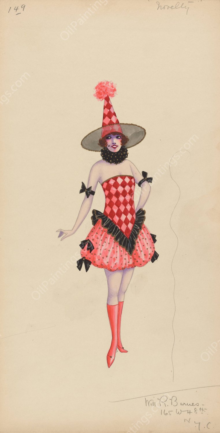 149-Novelty  by Will R. Barnes - Hand-Painted Oil Painting Reproduction