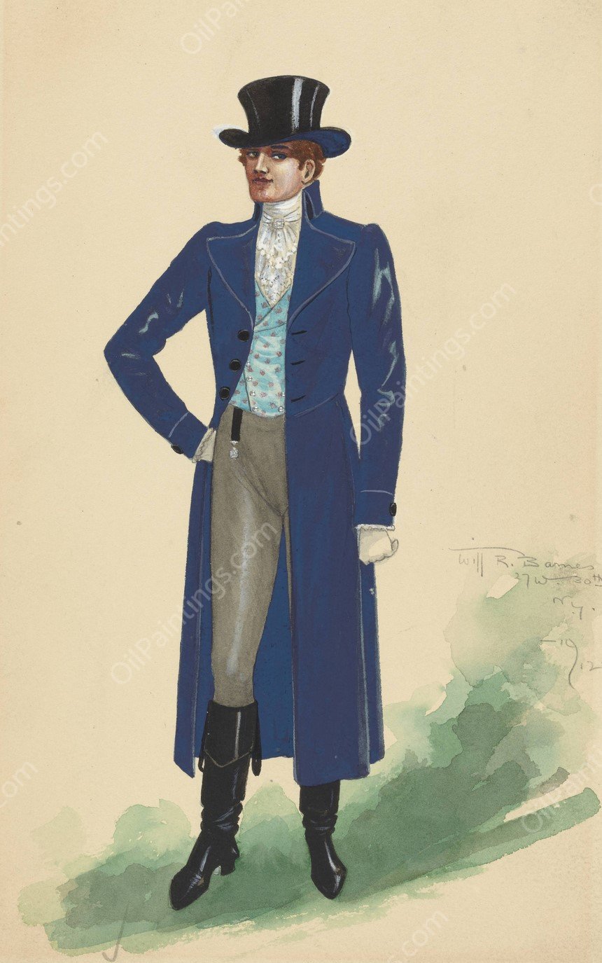 8-Barry O'Neil-Act I  by Will R. Barnes - Hand-Painted Oil Painting Reproduction