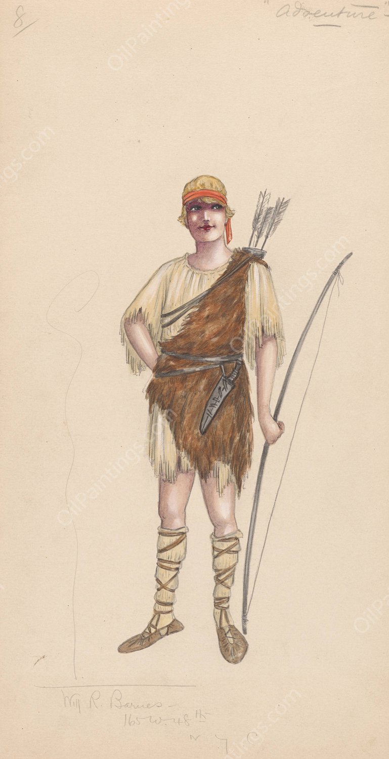 Adventure-8  by Will R. Barnes - Hand-Painted Oil Painting Reproduction