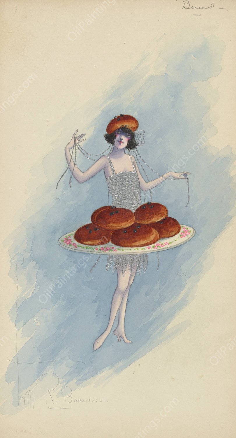 Buns  by Will R. Barnes - Hand-Painted Oil Painting Reproduction