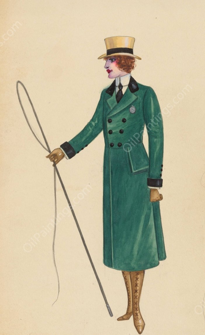 Hacks  by Will R. Barnes - Hand-Painted Oil Painting Reproduction