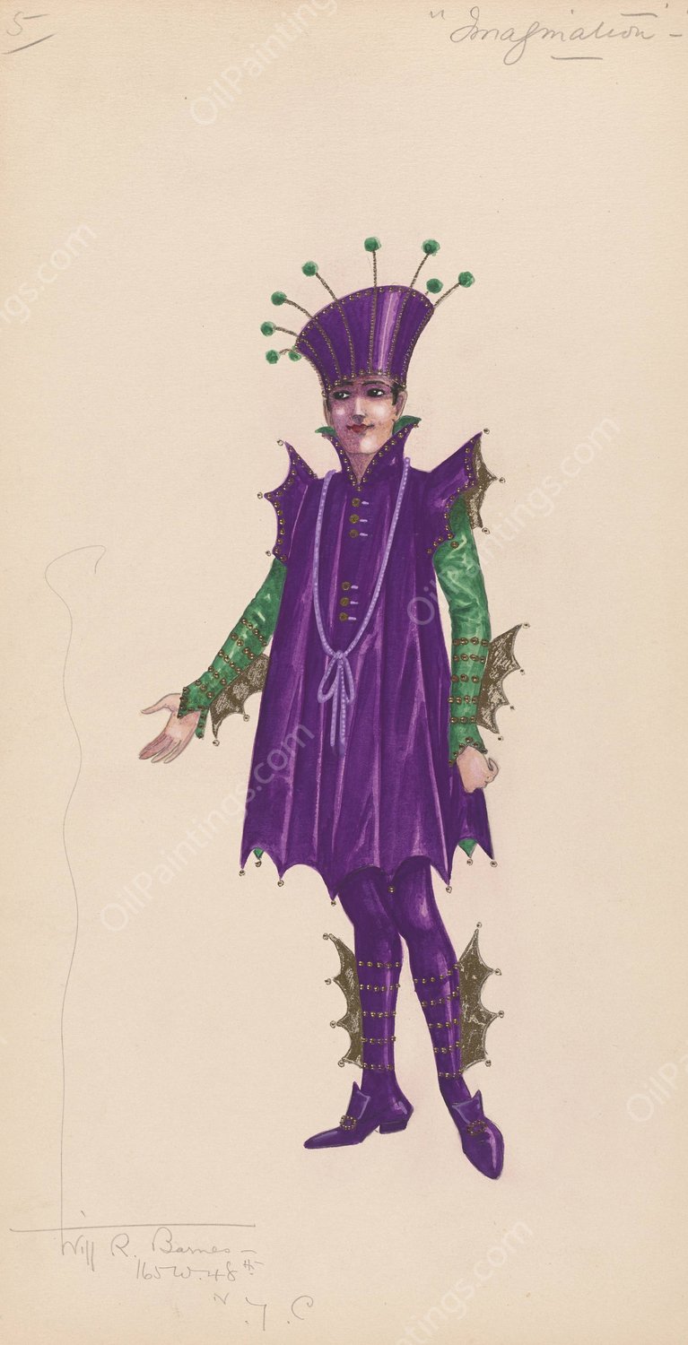 Imagination-5  by Will R. Barnes - Hand-Painted Oil Painting Reproduction