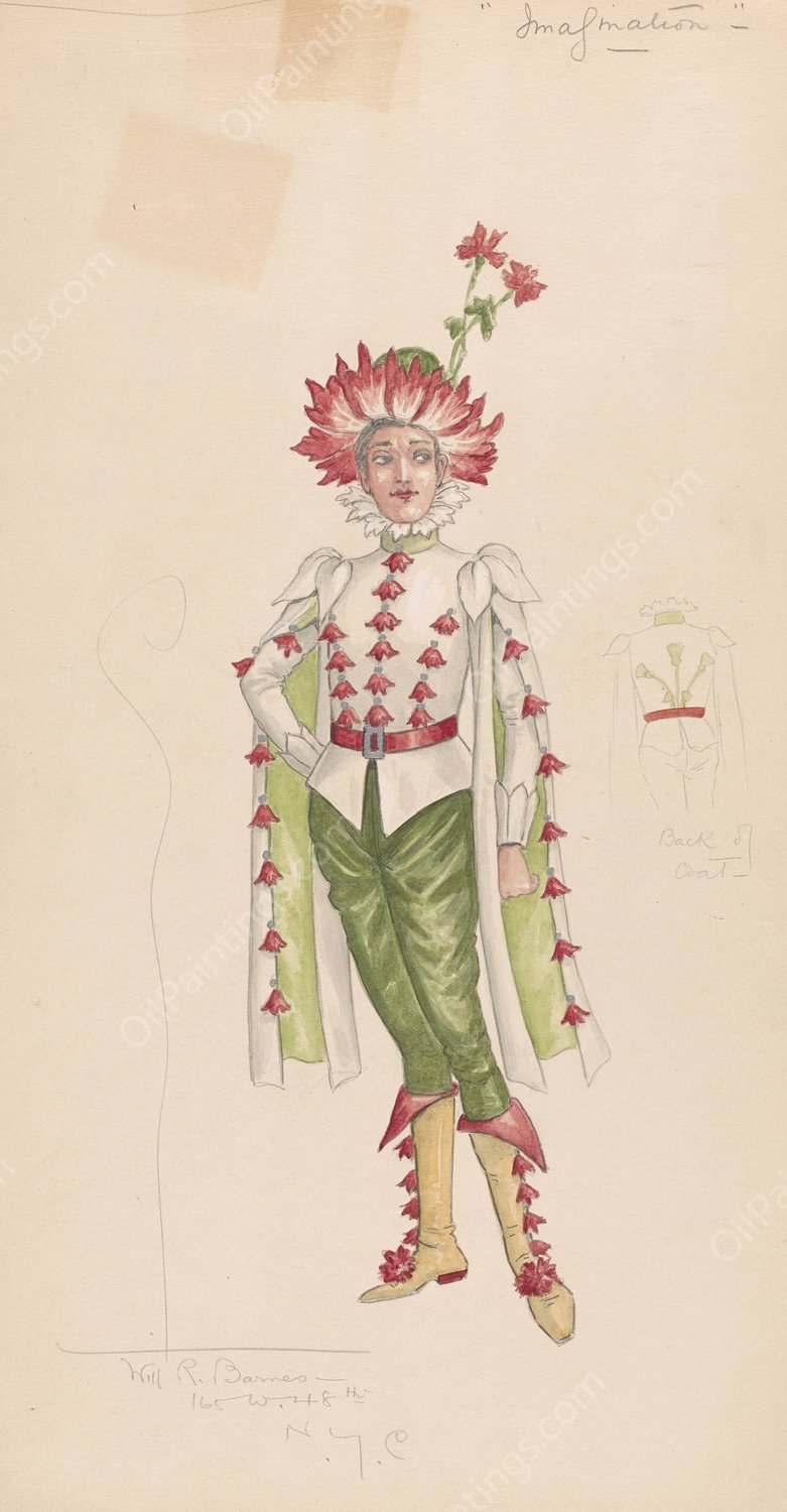 Imagination  by Will R. Barnes - Hand-Painted Oil Painting Reproduction