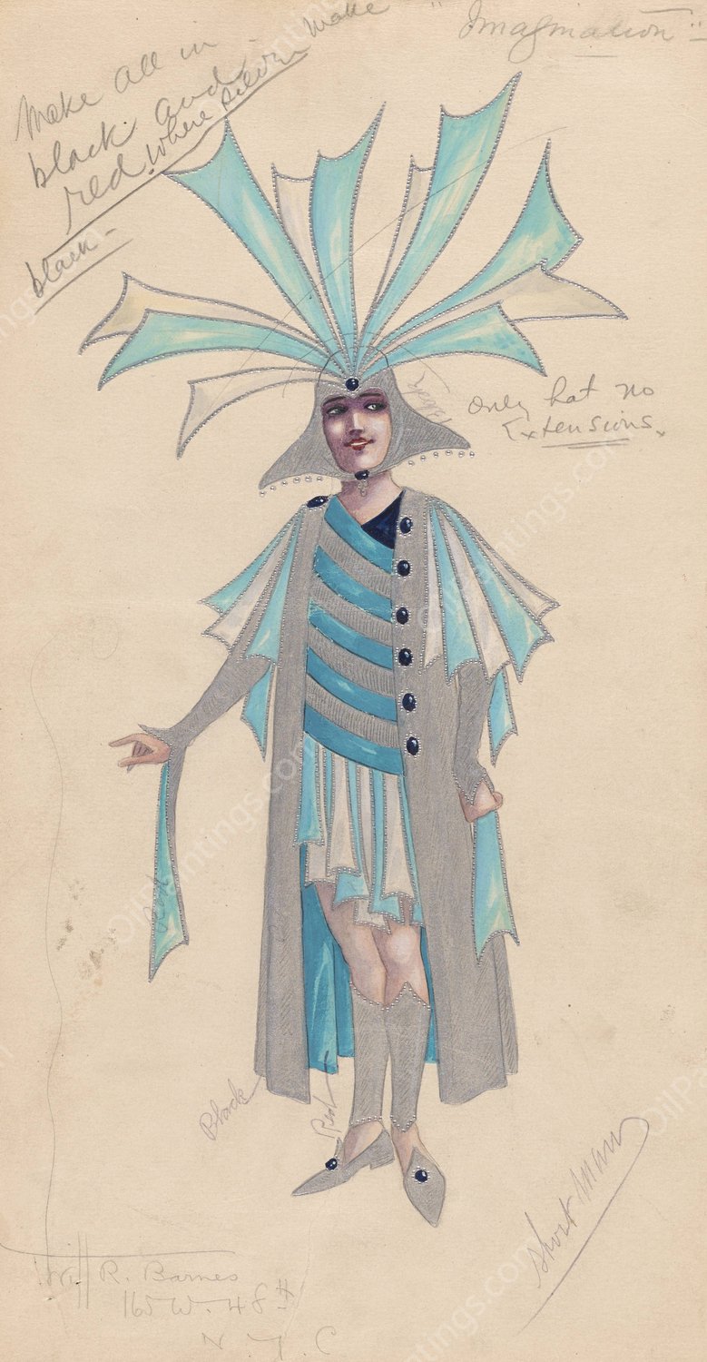 Imagination  by Will R. Barnes - Hand-Painted Oil Painting Reproduction