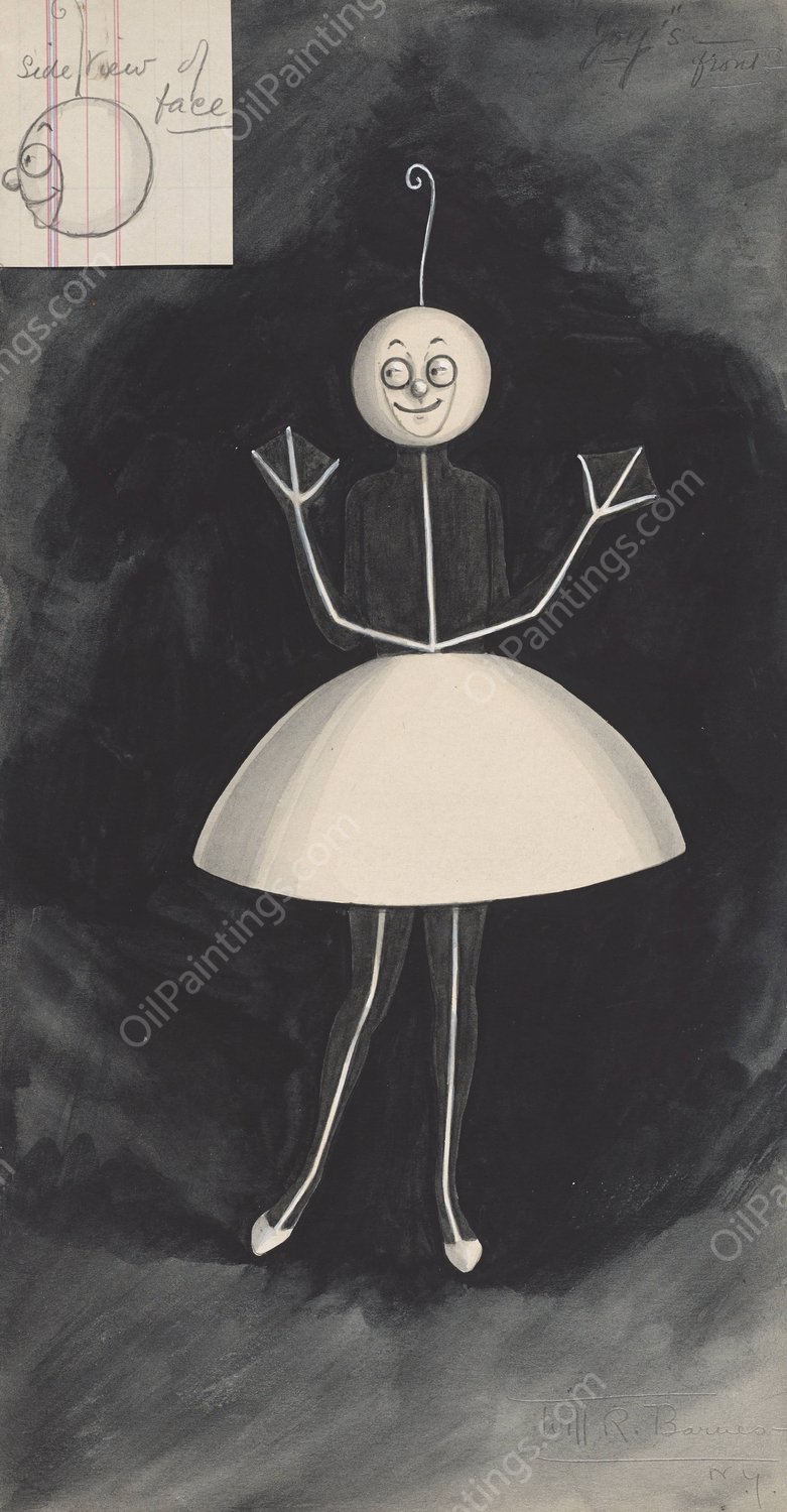 Joys-Front  by Will R. Barnes - Hand-Painted Oil Painting Reproduction