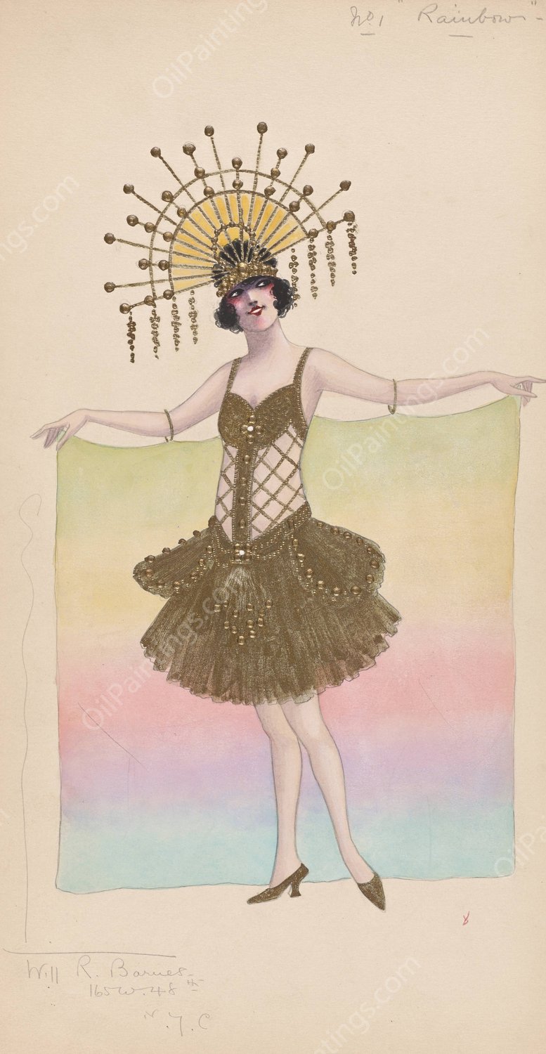 No. 1 Rainbow  by Will R. Barnes - Hand-Painted Oil Painting Reproduction