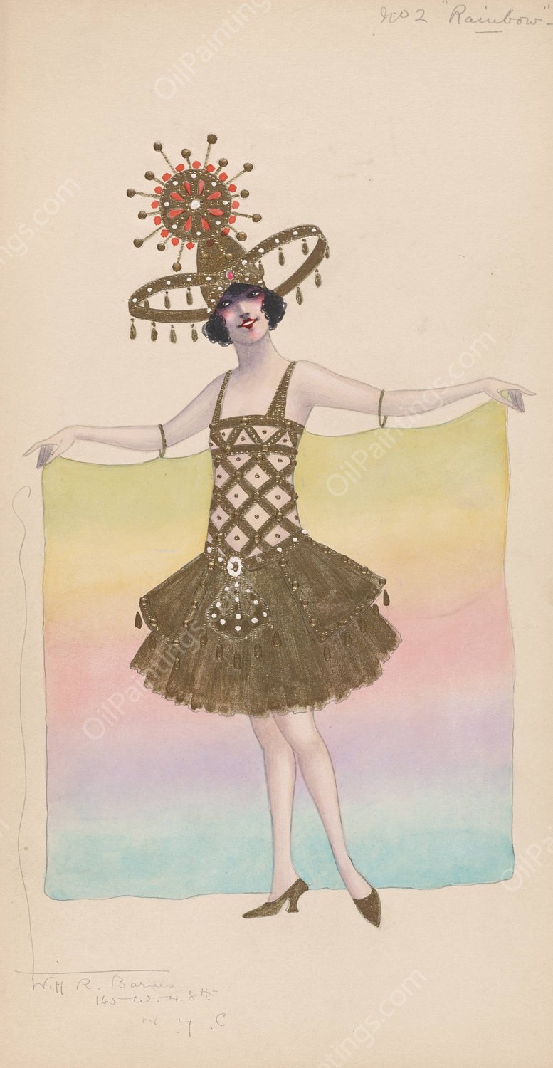 No. 2 Rainbow  by Will R. Barnes - Hand-Painted Oil Painting Reproduction