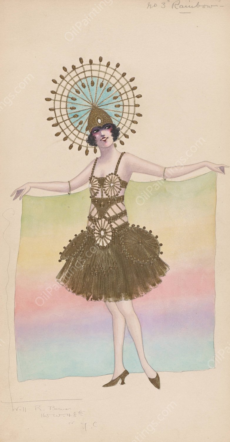 No. 3 Rainbow  by Will R. Barnes - Hand-Painted Oil Painting Reproduction