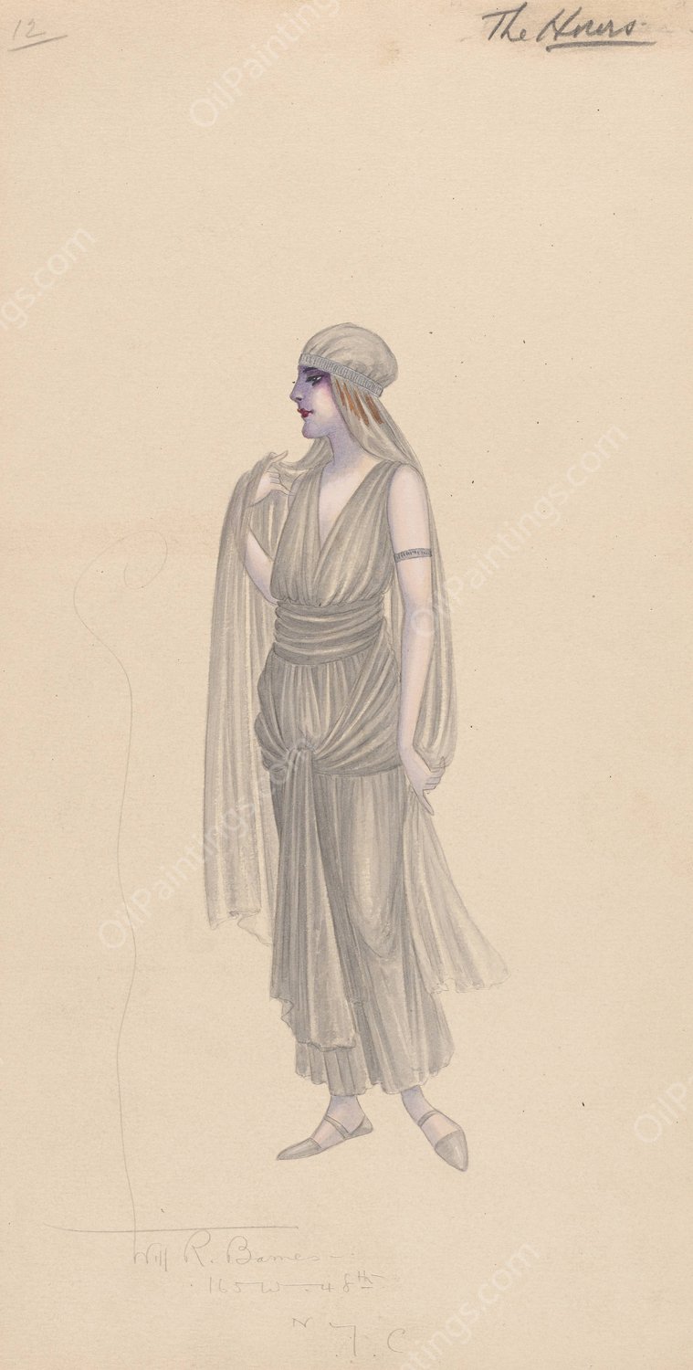 The Hours-12  by Will R. Barnes - Hand-Painted Oil Painting Reproduction