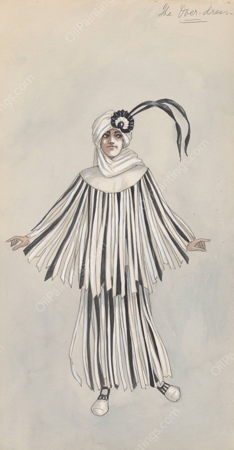 The Over-dress  by Will R. Barnes - Hand-Painted Oil Painting Reproduction