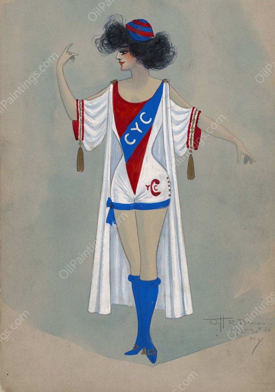 untitled  by Will R. Barnes - Hand-Painted Oil Painting Reproduction