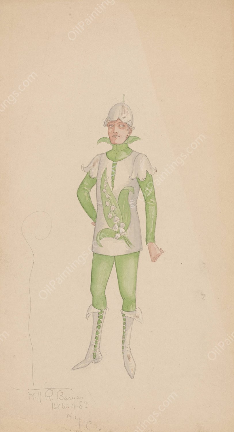 Untitled  by Will R. Barnes - Hand-Painted Oil Painting Reproduction