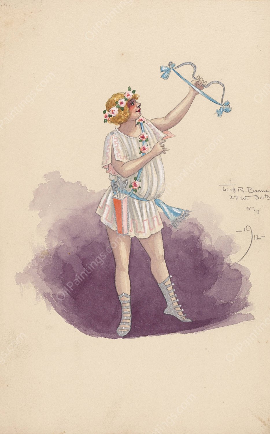 untitled  by Will R. Barnes - Hand-Painted Oil Painting Reproduction