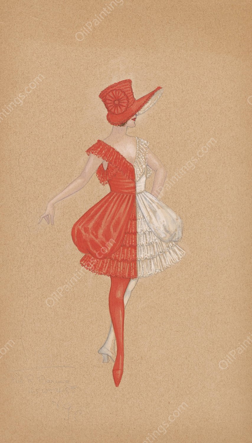 Untitled  by Will R. Barnes - Hand-Painted Oil Painting Reproduction