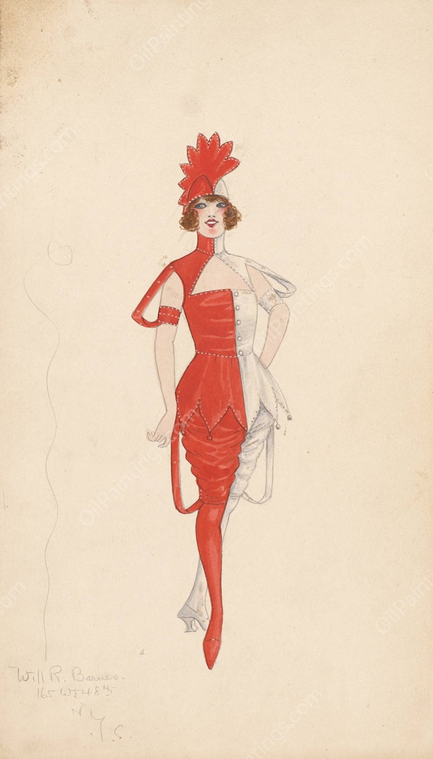 Untitled  by Will R. Barnes - Hand-Painted Oil Painting Reproduction