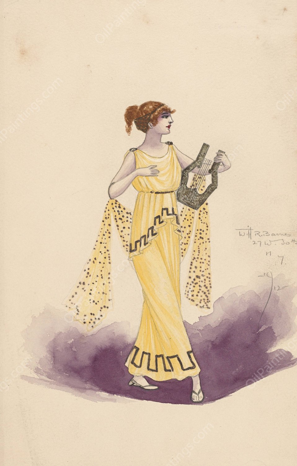 untitled  by Will R. Barnes - Hand-Painted Oil Painting Reproduction