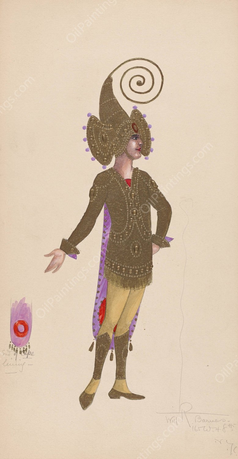 Untitled  by Will R. Barnes - Hand-Painted Oil Painting Reproduction