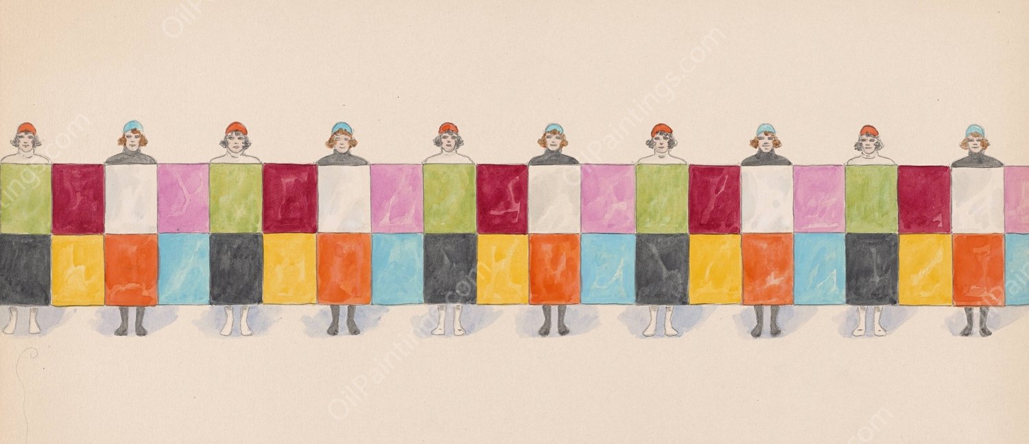 Untitled  by Will R. Barnes - Hand-Painted Oil Painting Reproduction