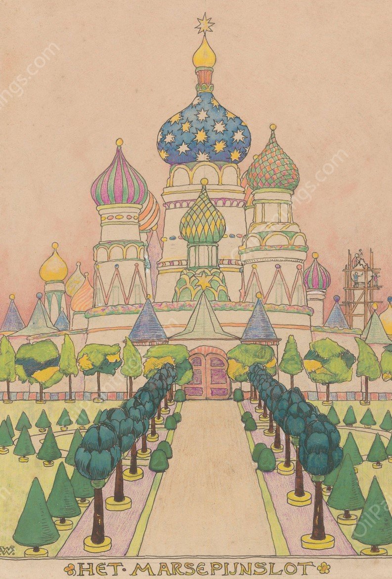 Marsepeinslot  by Willem Wenckebach - Hand-Painted Oil Painting Reproduction