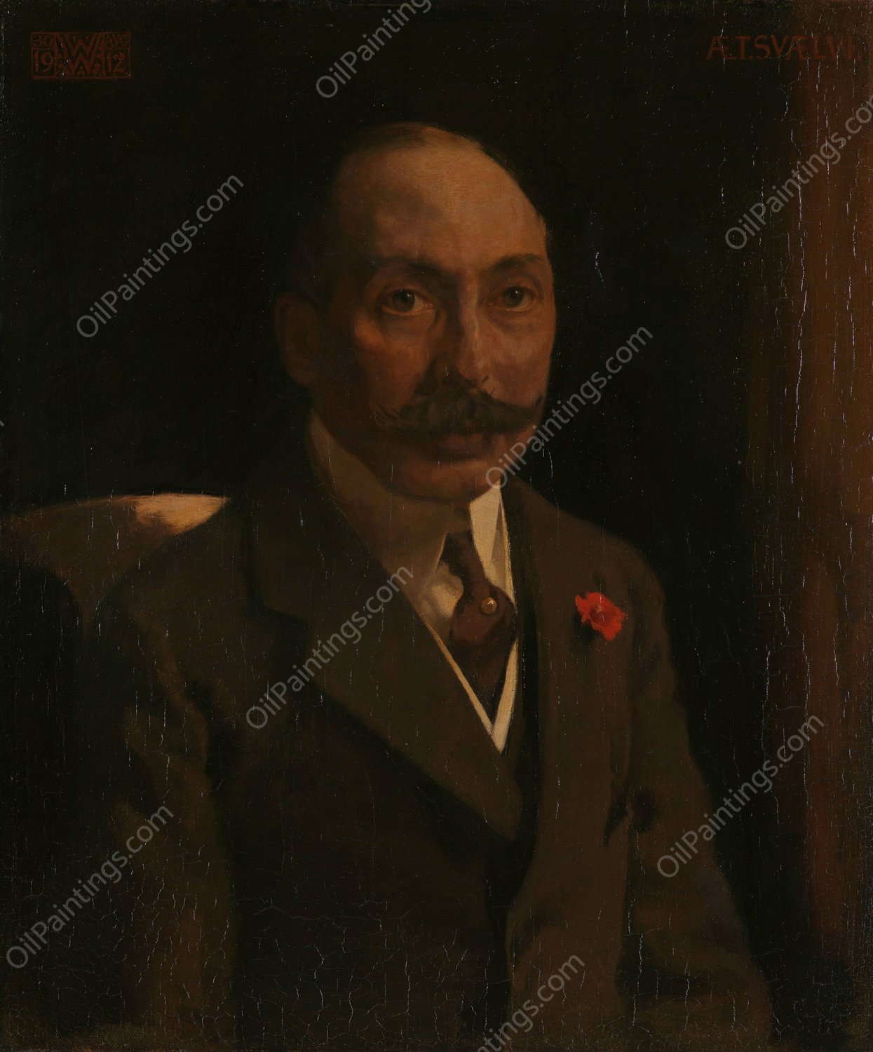 Andries van Wezel  by Willem Witsen - Hand-Painted Oil Painting Reproduction