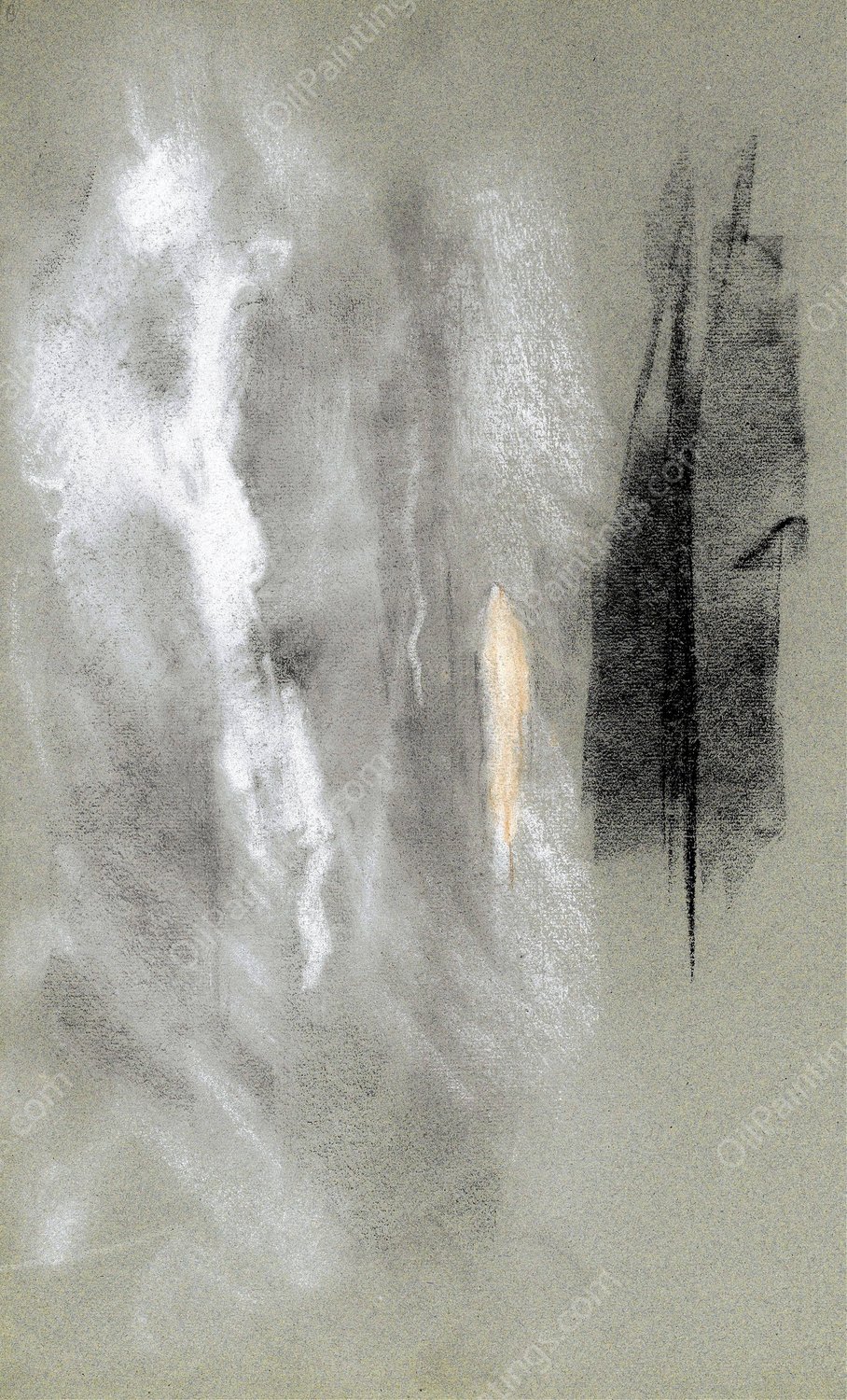 Landschap in de schemering  by Willem Witsen - Hand-Painted Oil Painting Reproduction