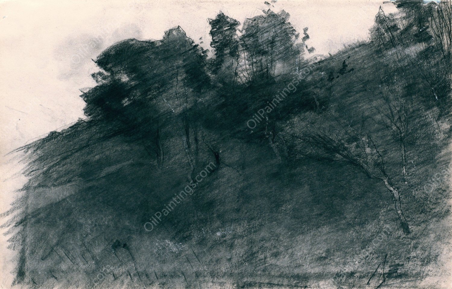 Schetsboek met 38 bladen  by Willem Witsen - Hand-Painted Oil Painting Reproduction