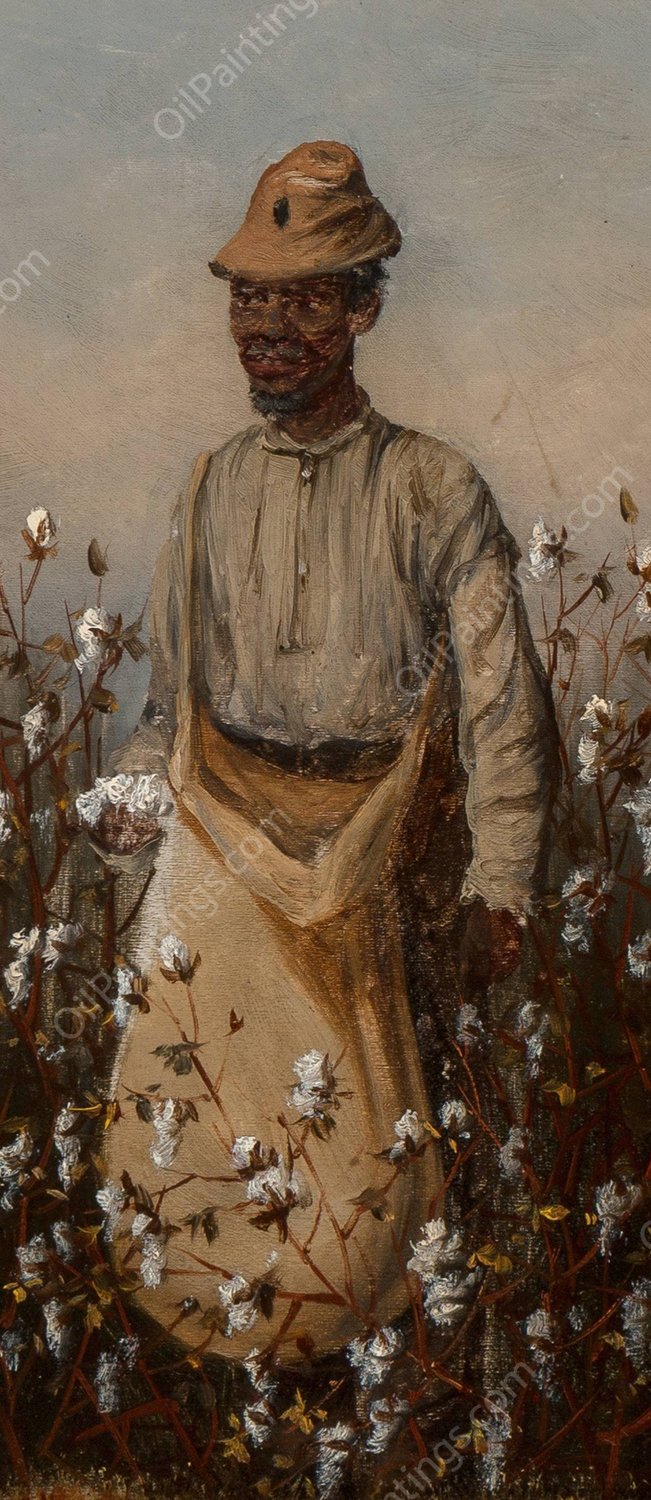 Picking Cotton by William Aiken Walker - Hand-Painted Oil Painting Reproduction