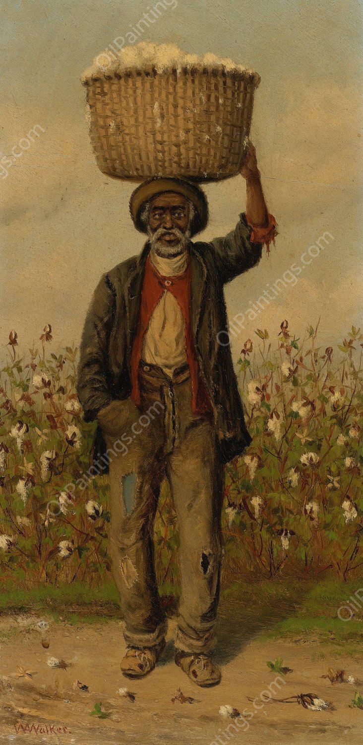 Standing Man by William Aiken Walker - Hand-Painted Oil Painting Reproduction