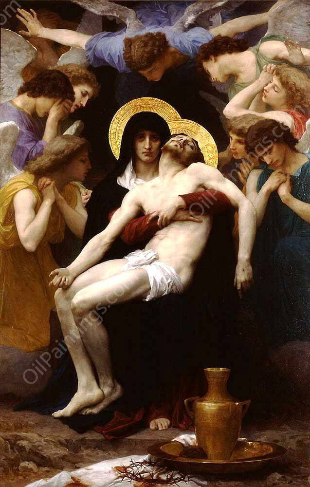 Pieta by William-Adolphe Bouguereau - Hand-Painted Oil Painting Reproduction
