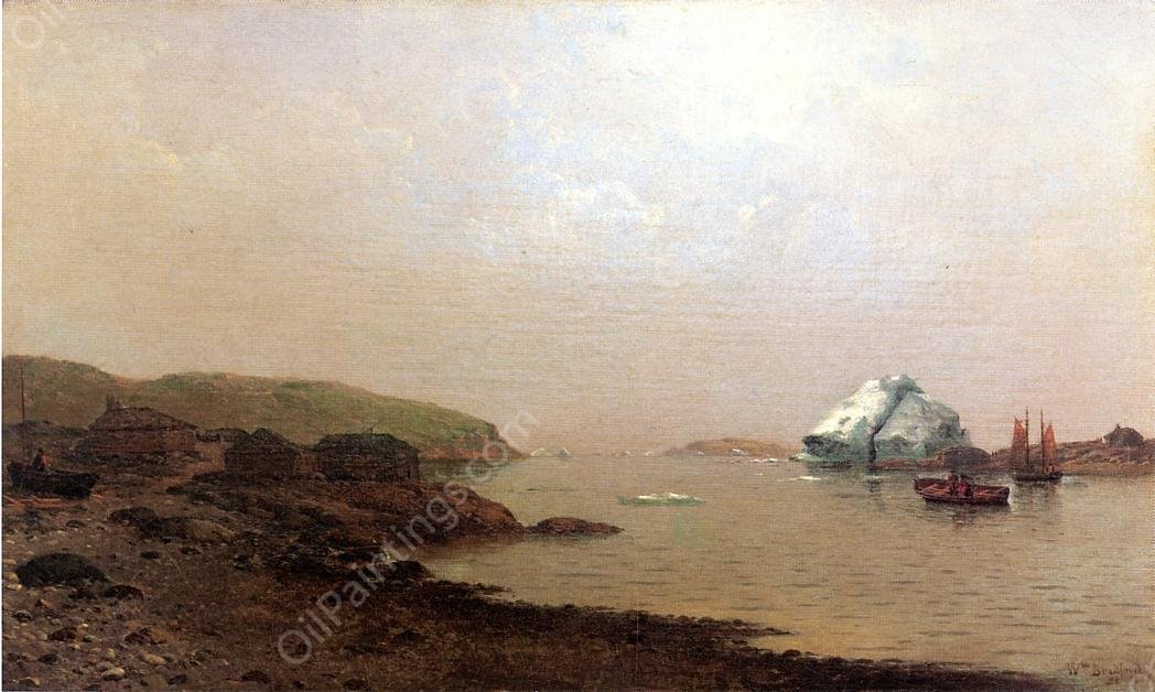 The Labrador Coast by William Bradford - Hand-Painted Oil Painting Reproduction