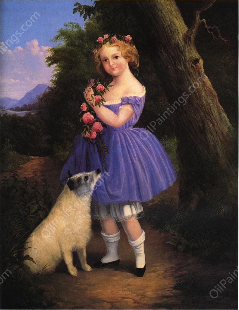 Lizzie Neigh Wier by William Charles Anthony Frerichs - Hand-Painted Oil Painting Reproduction