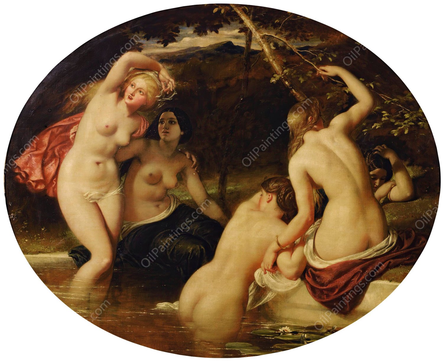 Florinda by William Edward Frost - Hand-Painted Oil Painting Reproduction