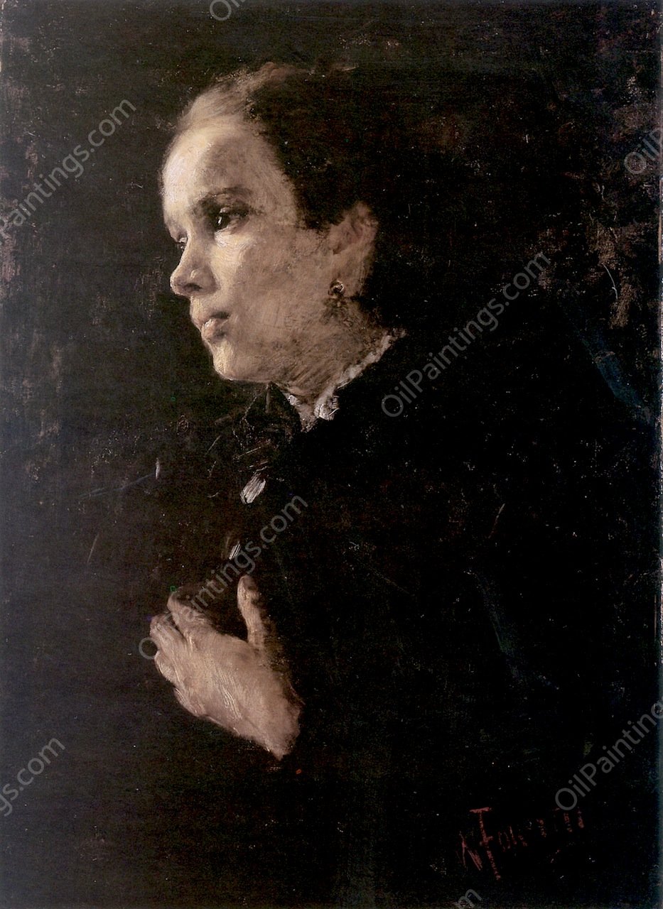 Kathie - A Model by William Forsyth - Hand-Painted Oil Painting Reproduction