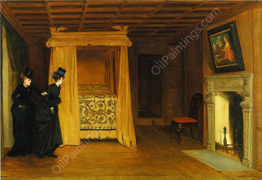 A Visit to the Haunted Chamber by William Frederick Yeames - Hand-Painted Oil Painting Reproduction
