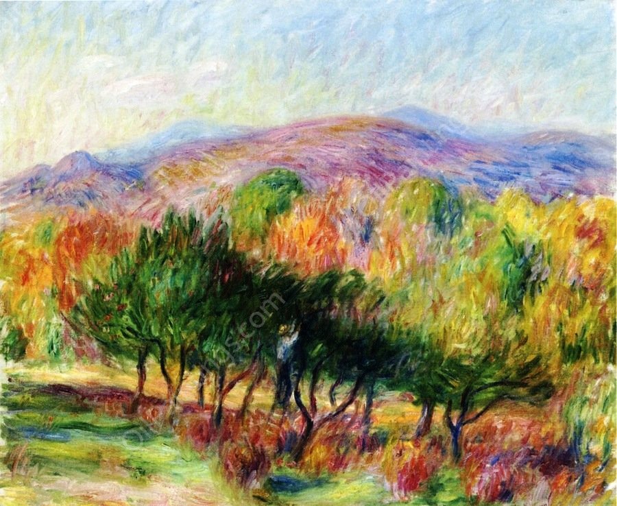 Apple Trees, Conway by William Glackens - Hand-Painted Oil Painting Reproduction