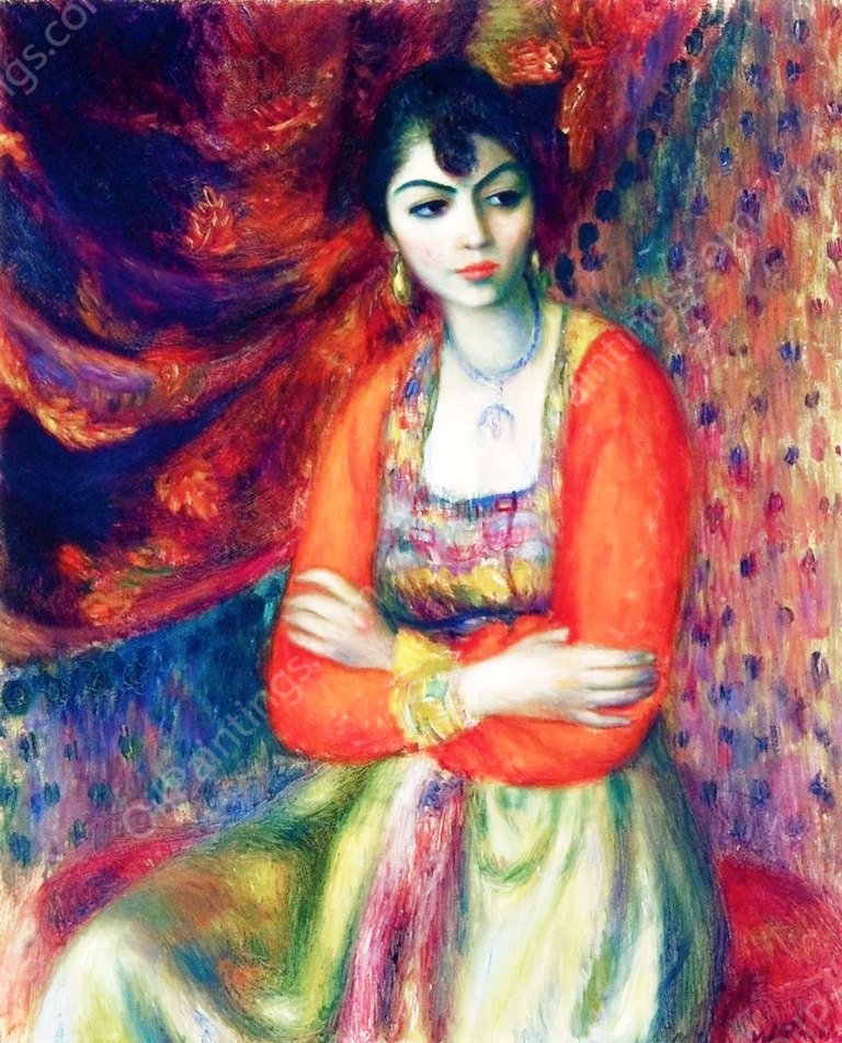 Armenian Girl by William Glackens - Hand-Painted Oil Painting Reproduction