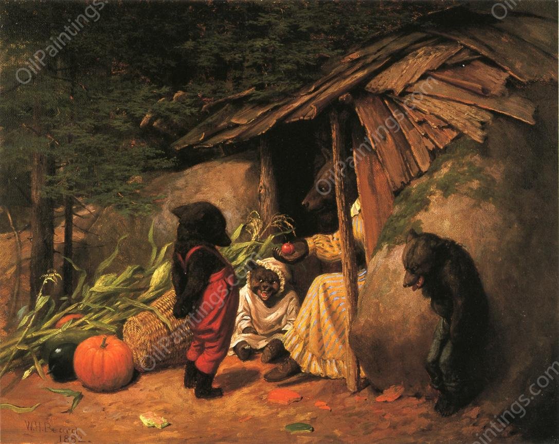 Little Accident by William Holbrook Beard - Hand-Painted Oil Painting Reproduction