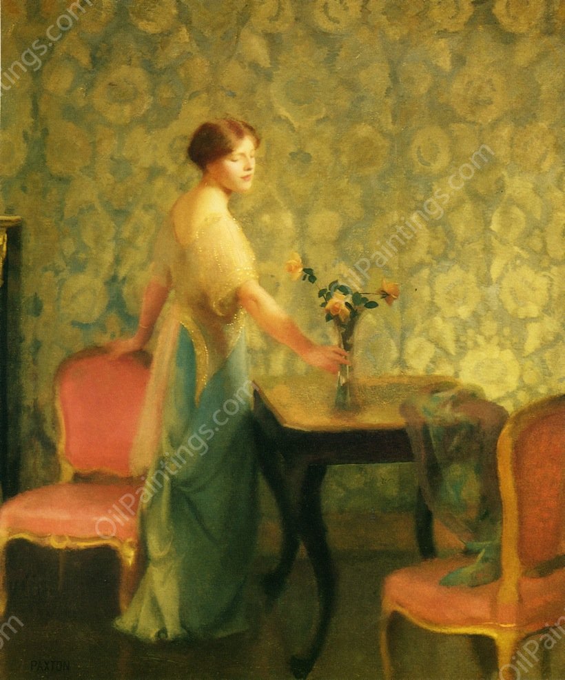 Penumbra by William Mcgregor Paxton - Hand-Painted Oil Painting Reproduction