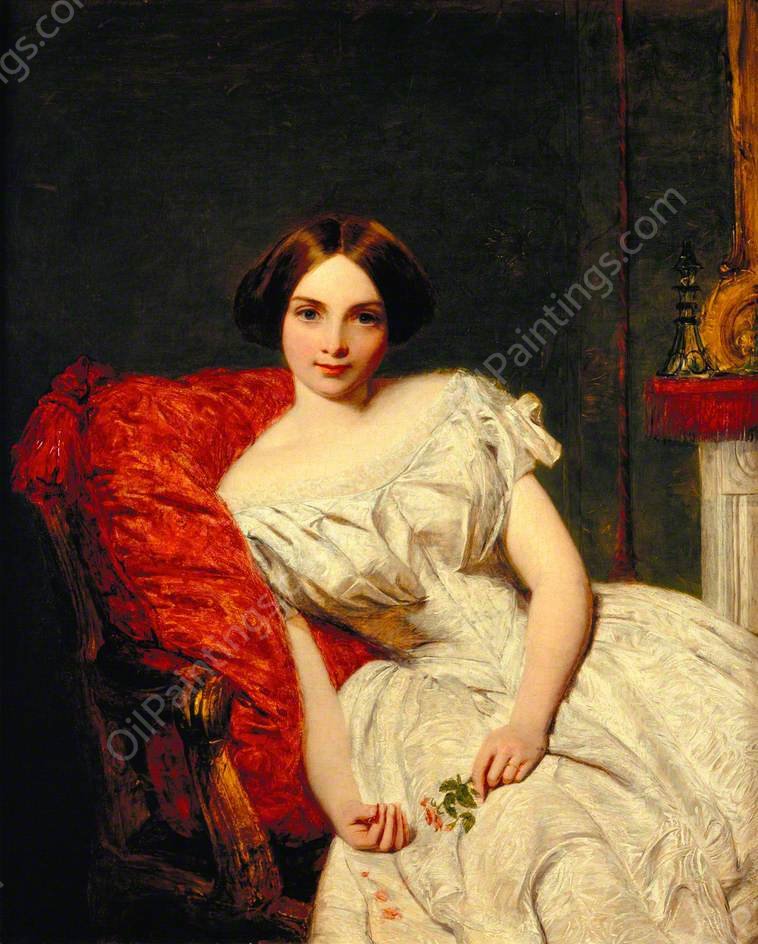 Annie Gambart by William Powell Frith - Hand-Painted Oil Painting Reproduction