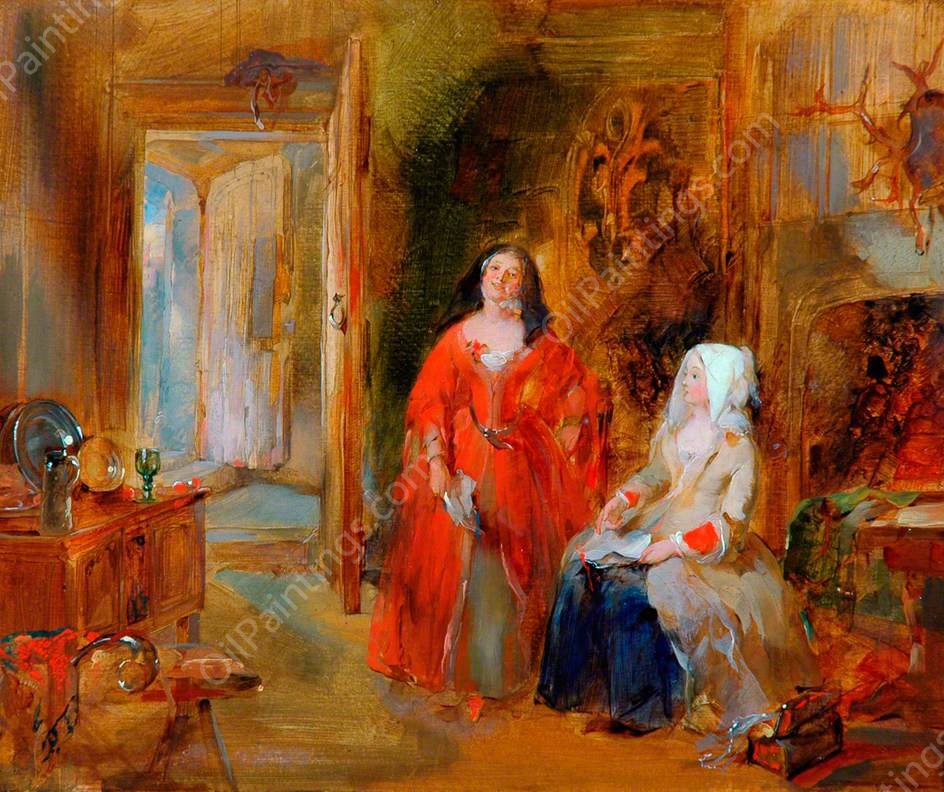 The Rivals by William Powell Frith - Hand-Painted Oil Painting Reproduction