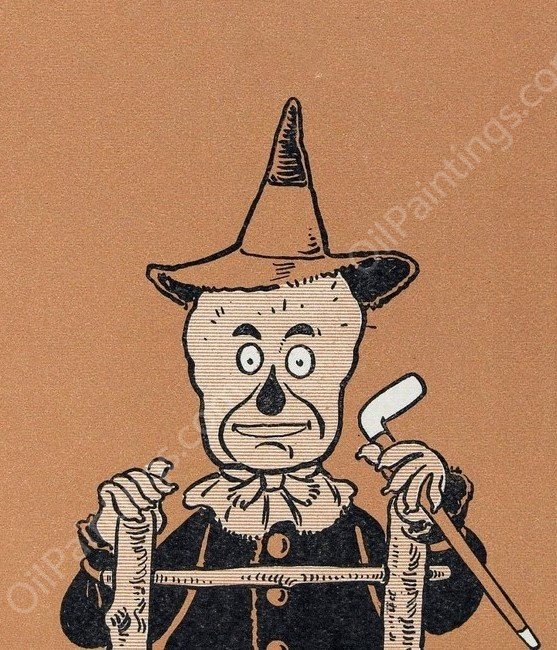 Chapter XX  by William Wallace Denslow - Hand-Painted Oil Painting Reproduction