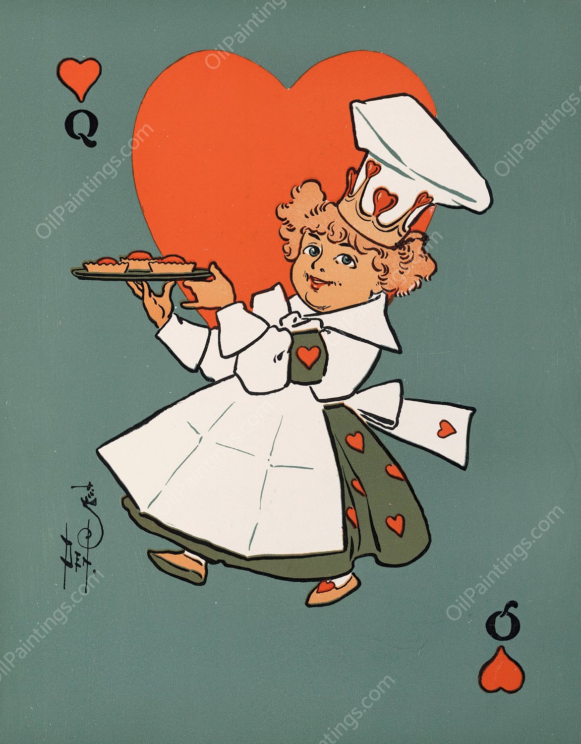 Denslow's Mother Goose 30  by William Wallace Denslow - Hand-Painted Oil Painting Reproduction