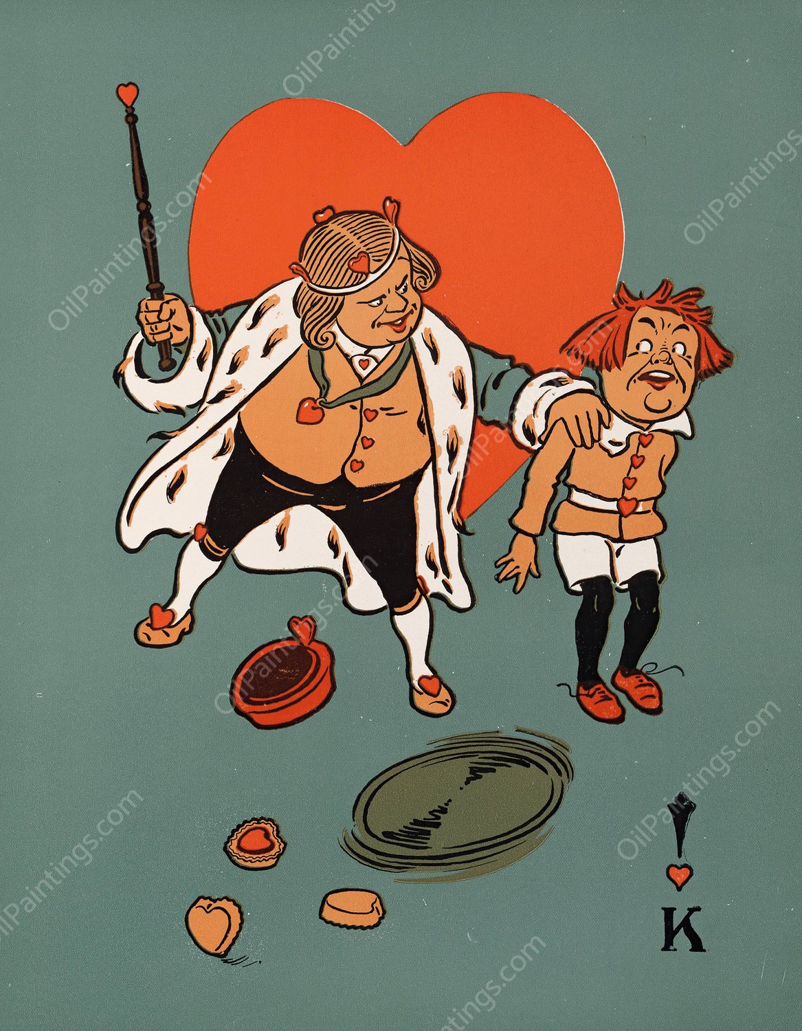 Denslow's Mother Goose 31  by William Wallace Denslow - Hand-Painted Oil Painting Reproduction