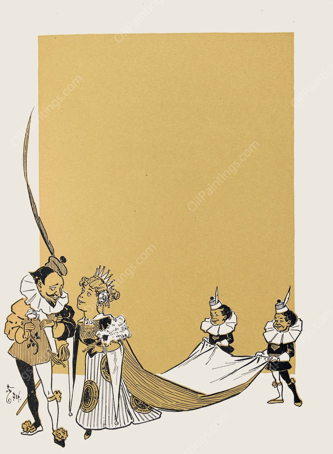 The Winged Monkeys  by William Wallace Denslow - Hand-Painted Oil Painting Reproduction