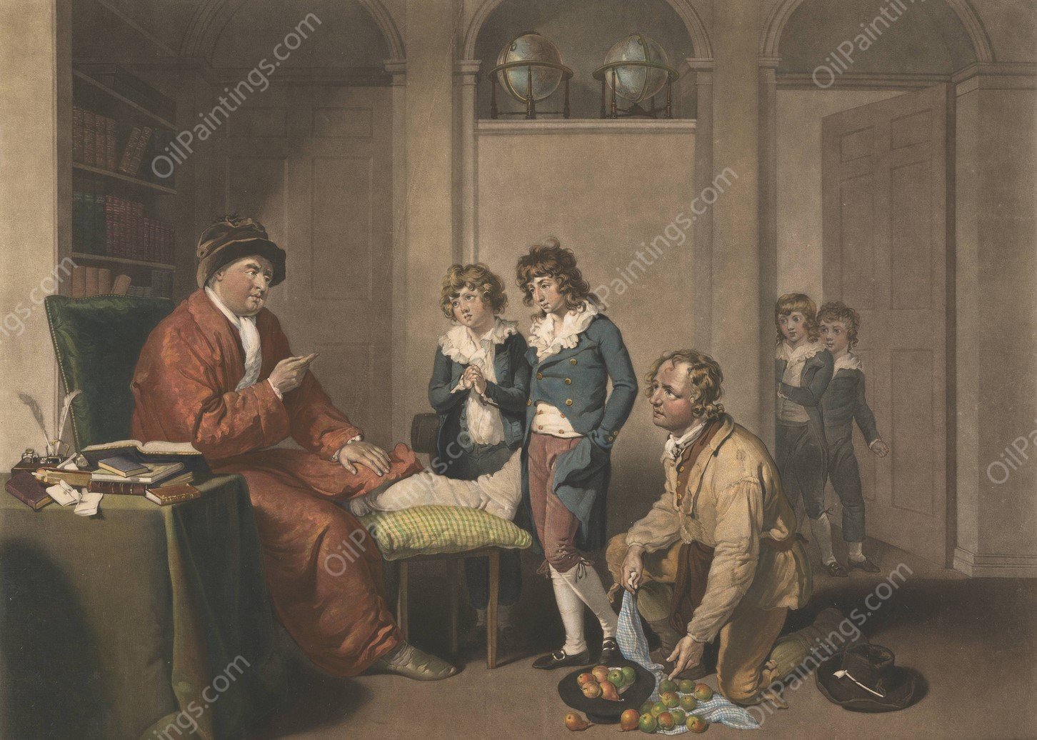 The Truants  by William Ward - Hand-Painted Oil Painting Reproduction