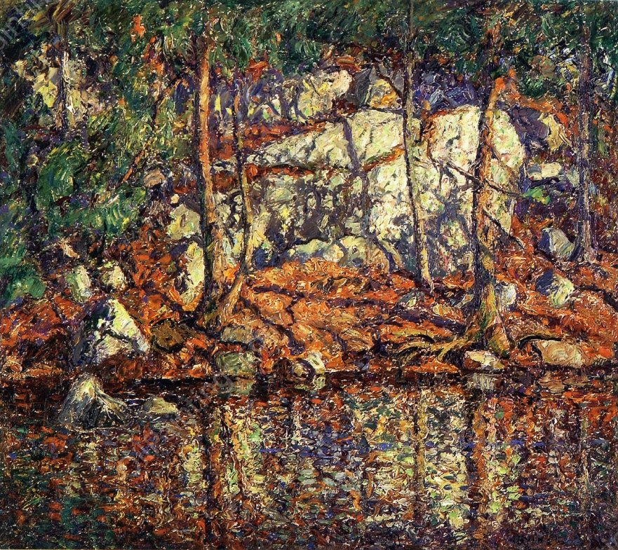 Indian Summer Days by Wilson Irvine - Hand-Painted Oil Painting Reproduction