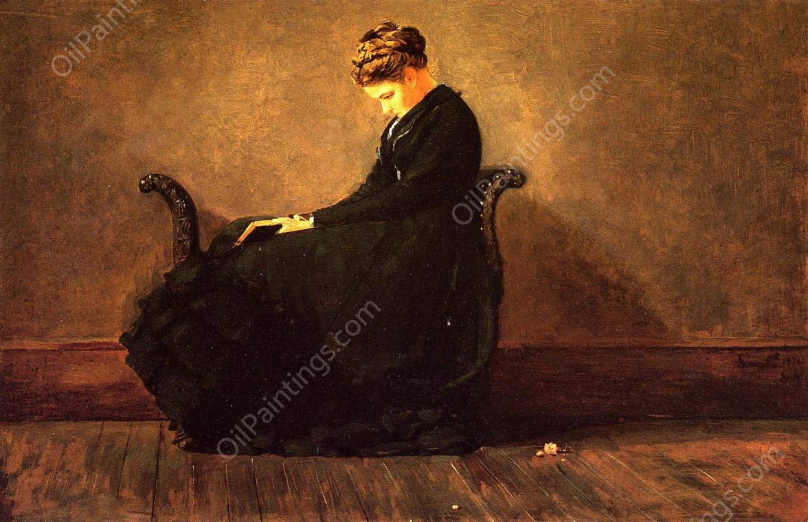 Portrait of Helena de Kay by Winslow Homer - Hand-Painted Oil Painting Reproduction
